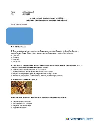 Lkpd ips kelas 8 kedatangan bangsa barat ke indonesia