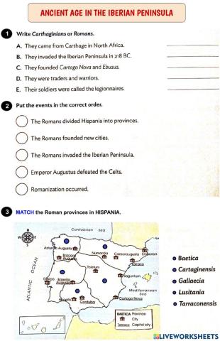 Carthaginians and Romans