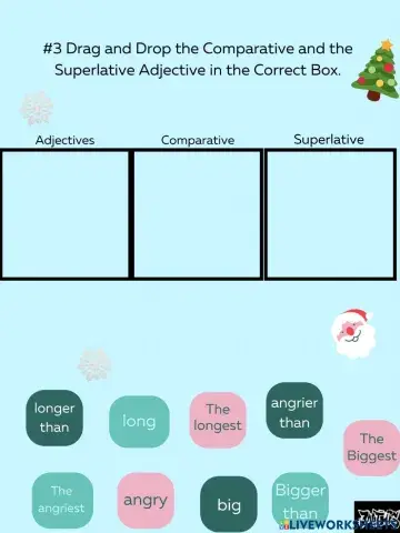 Superlative and Comparative -3