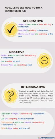 Present conyinuous 2