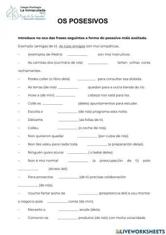 Posesivos