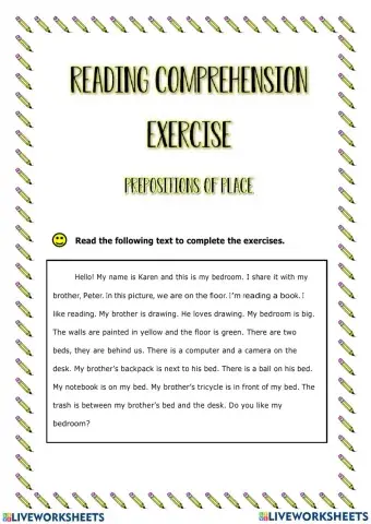 Prepositions of place