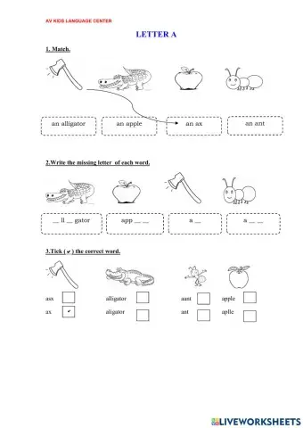 PBT Unit 1 (PN) Letter A Mrs.Thuy