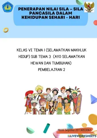 Penerapan nilai pancasila dalam kehidupan sehari-hari