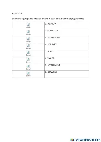 IE0, Unit 10, Listening and Speaking, Exercise 6