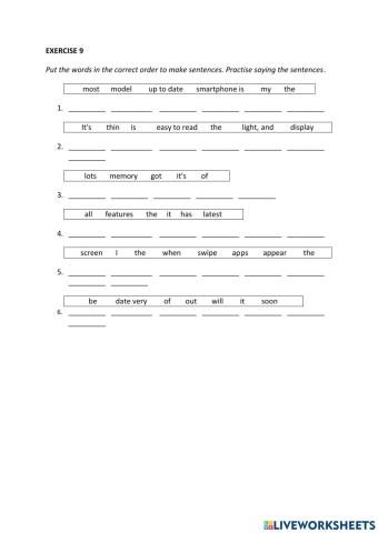 IE0, Unit 10, Listening and Speaking, Exercise 9