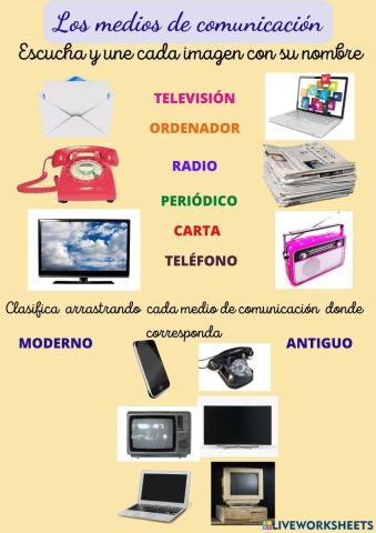 Los medios de comunicación:Tipos
