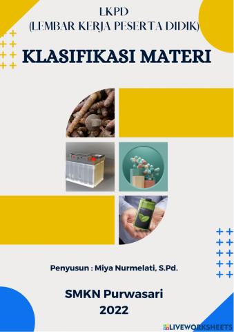 LKPD Klasifikasi Materi