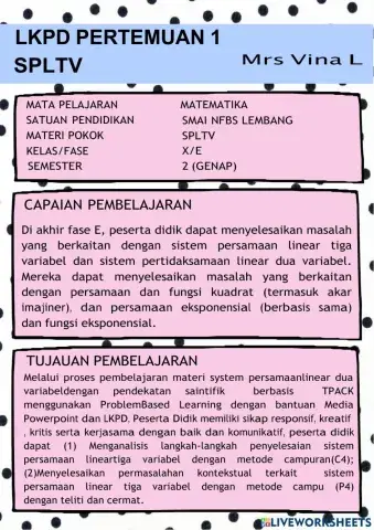 Lkpd 1 spltv