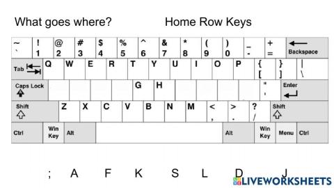 Home Row Keys