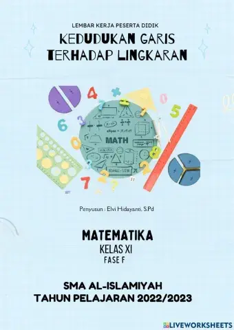 Kedudukan Garis Terhadap Lingkaran