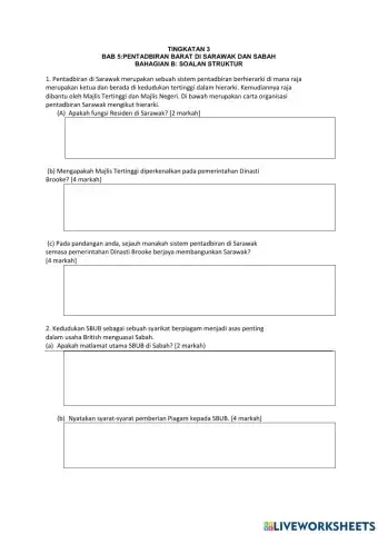 Ting 3:bab5:pentadbiran barat di sarawak dan sabah