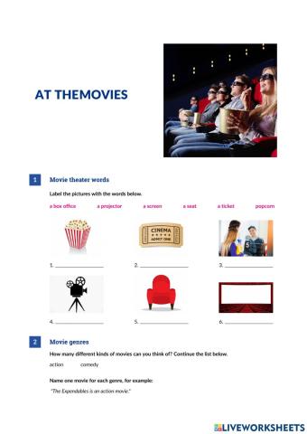 At the movies