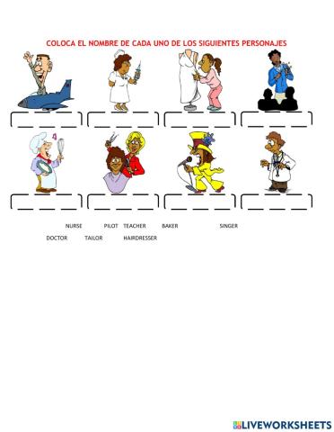 Jobs and professions