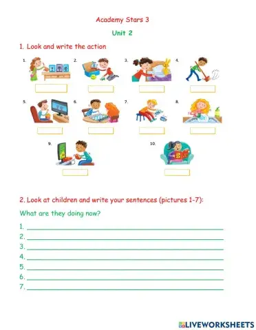 Academy stars 3 Unit 2