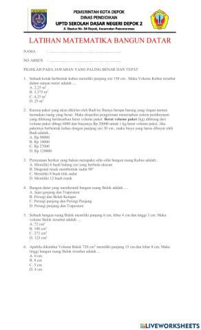 Suwisono ( matematika bangun ruang)