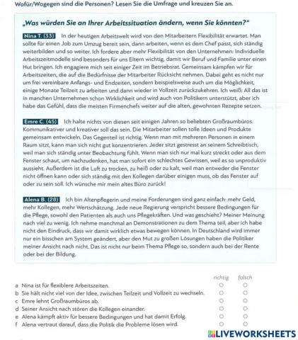 Test zu Lektion 13 - 5