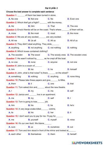 Đại từ phần 2