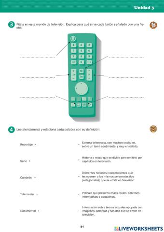 Tipos de programas en TV
