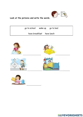 Spelling test unit 3