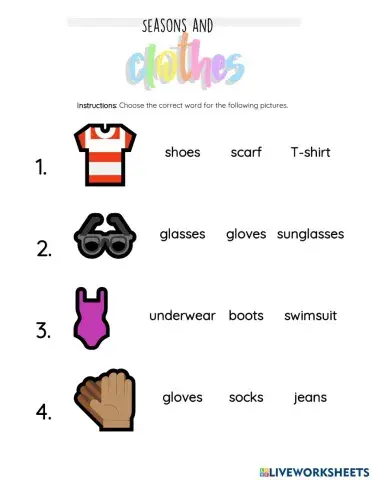 Seasons and Clothing