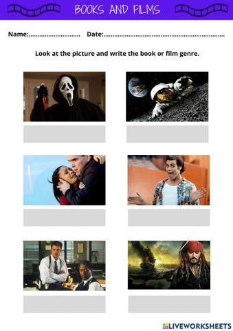 Films and books genres