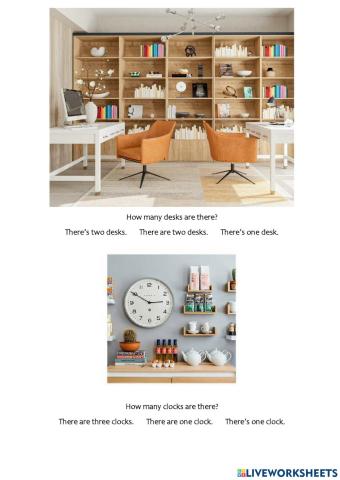 How many...? There is-are...