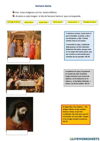 SEMANA SANTA EN EL ARTE.