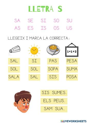 Lletra S