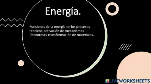 Energía.