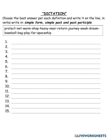 DICTATION FEB 10th VOC 18