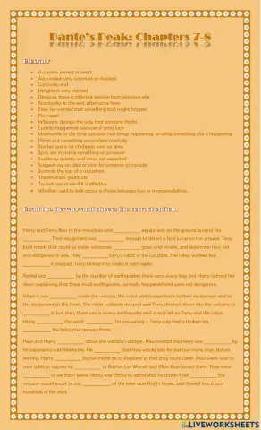 Dante's Peak: Chapters 7-8