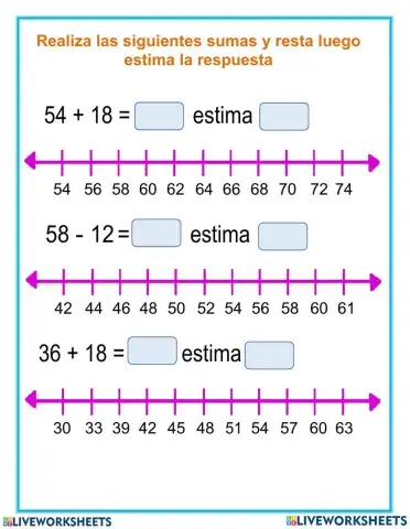 Sumas  y estimación
