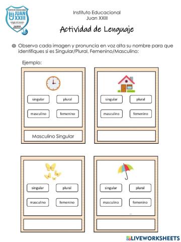 Actividad de lenguaje