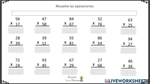 Multiplicaciones
