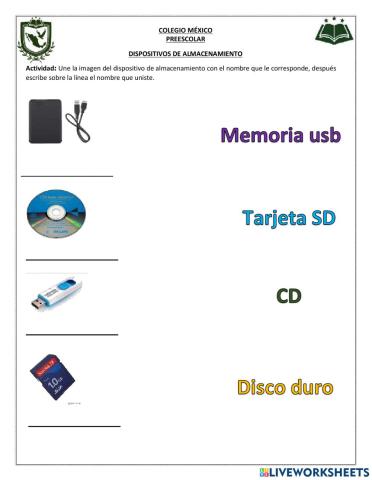 Dispositivos de almacenamiento
