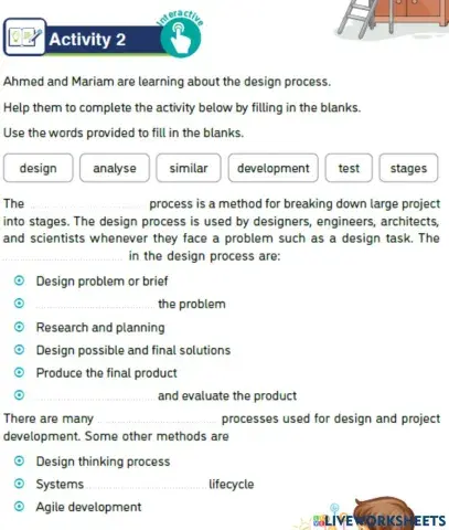 G5 - U4 - Activity 2 (The design process)