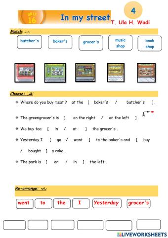 Unit 16 - grade four