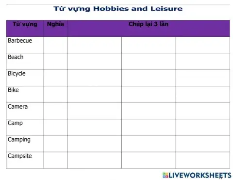 Vtv-pet-Hobbies and Leisure