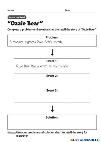 Problem and Solution Ozzie Bear