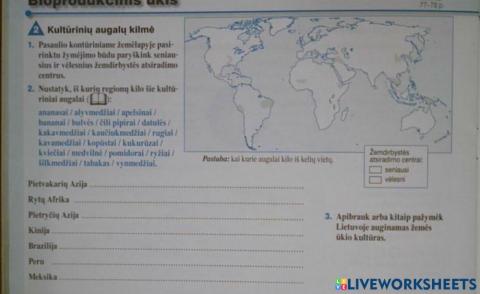 Kultūrinių augalų kilmės centrai