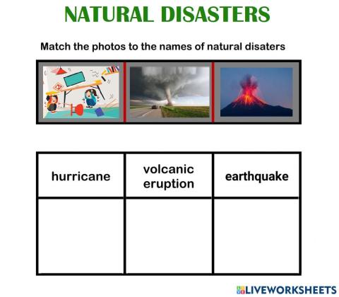 Natural disasters