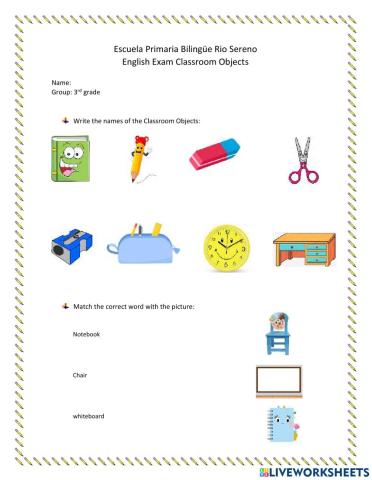 Classroom Objects