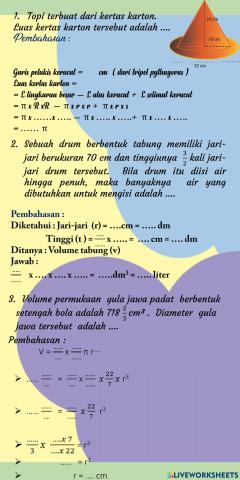 Bangun Ruang Sisi Lengkung