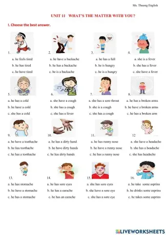 What is the matter with you