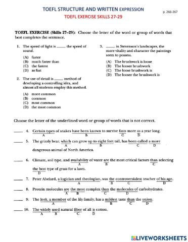 Toefl exercise 27-29
