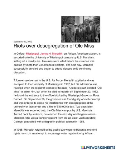 Mississippi Riots