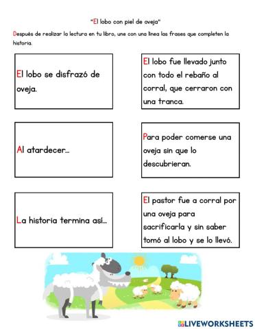 El lobo con piel de oveja