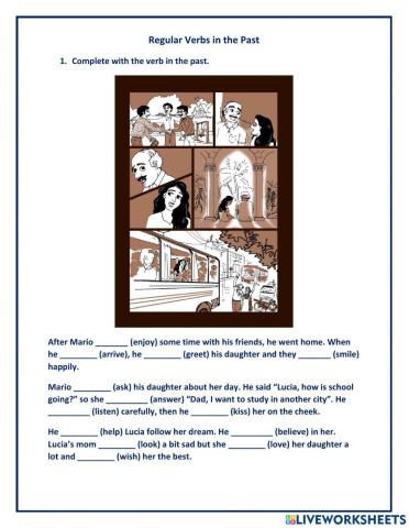 Regular Verbs in the Past