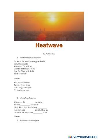 Heatwave by Phil Collins